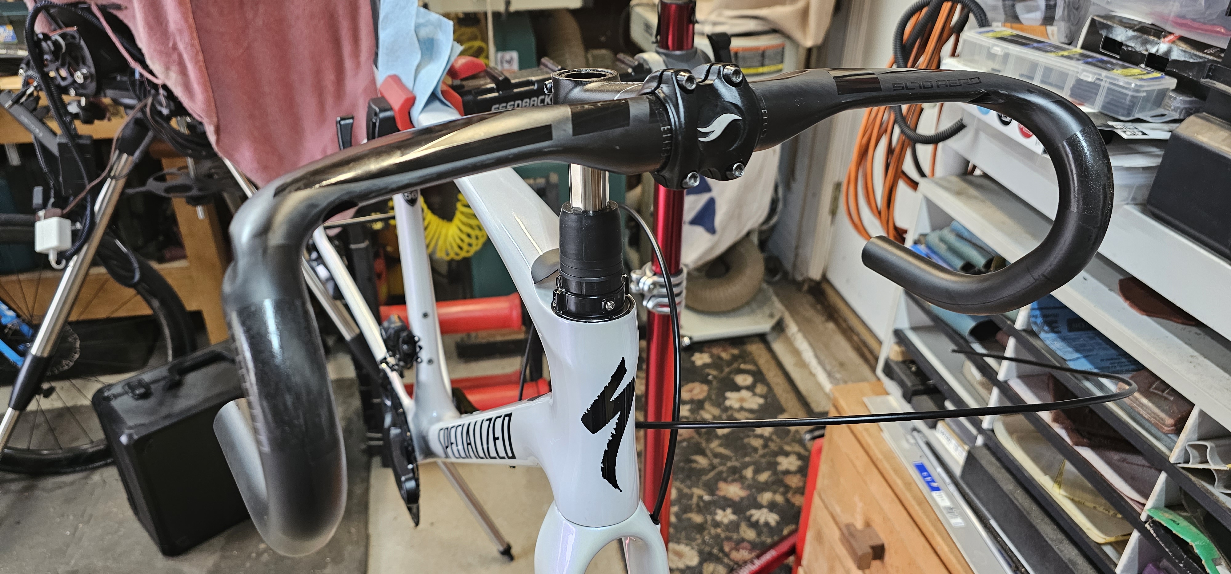 Fitting the handlebars