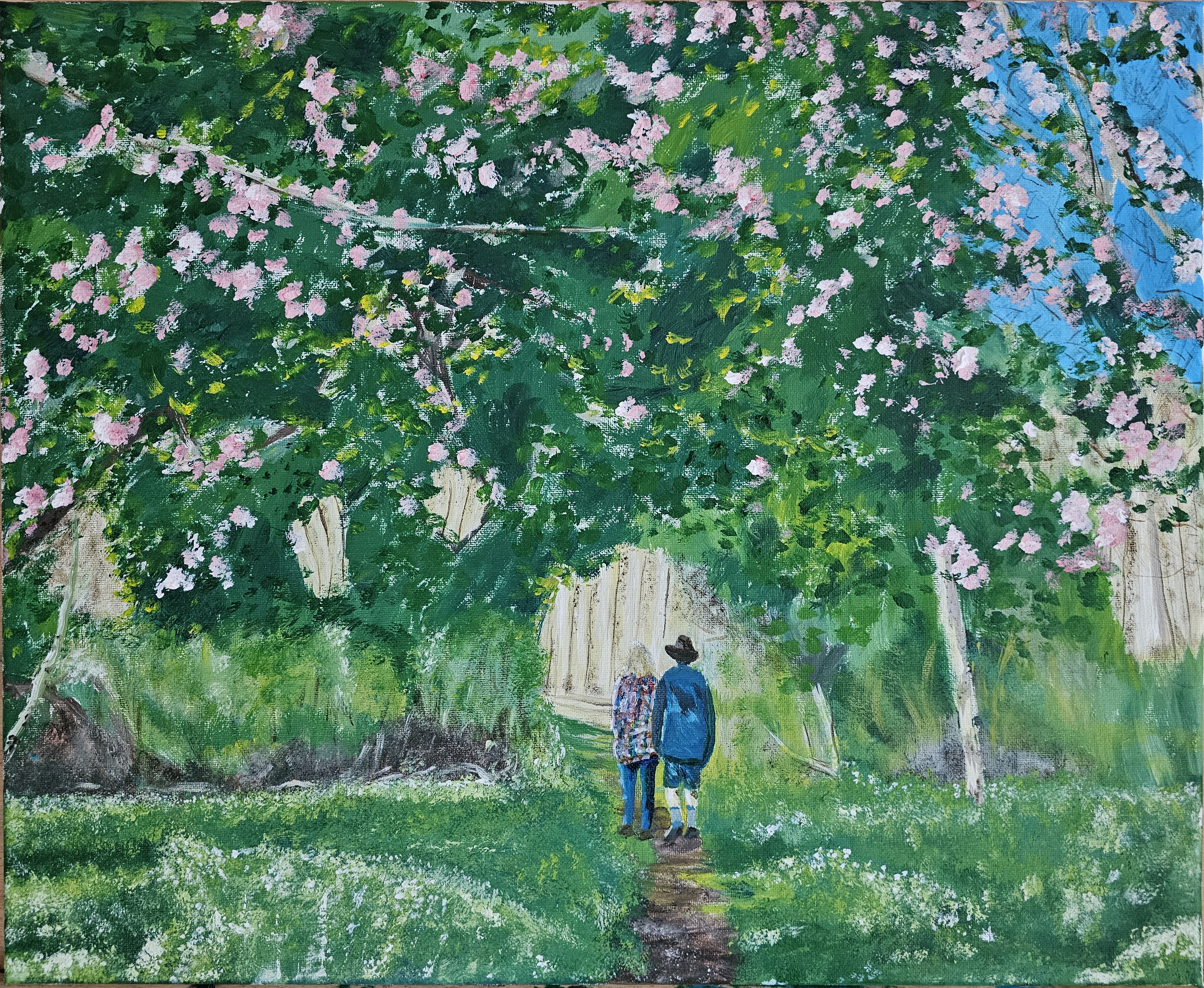 Add Kerry and Pink Flowers