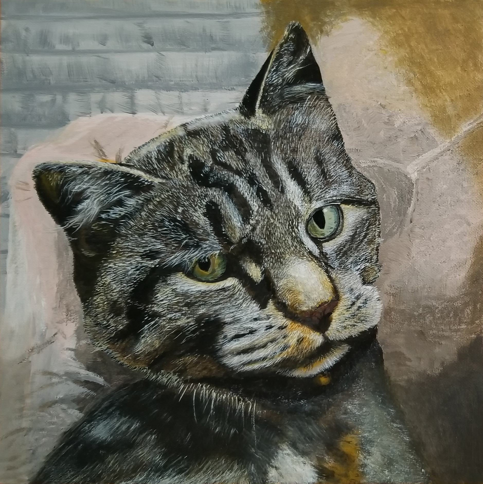 Thousands of tiny brush strokes