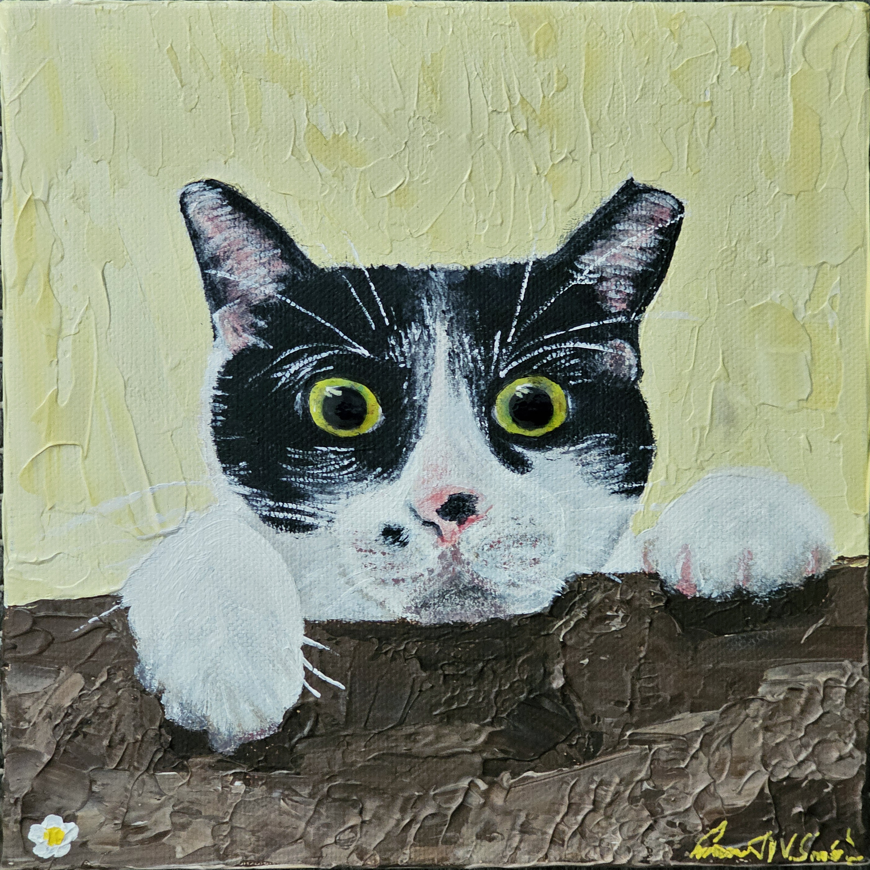 Painting - Daisy the Cat