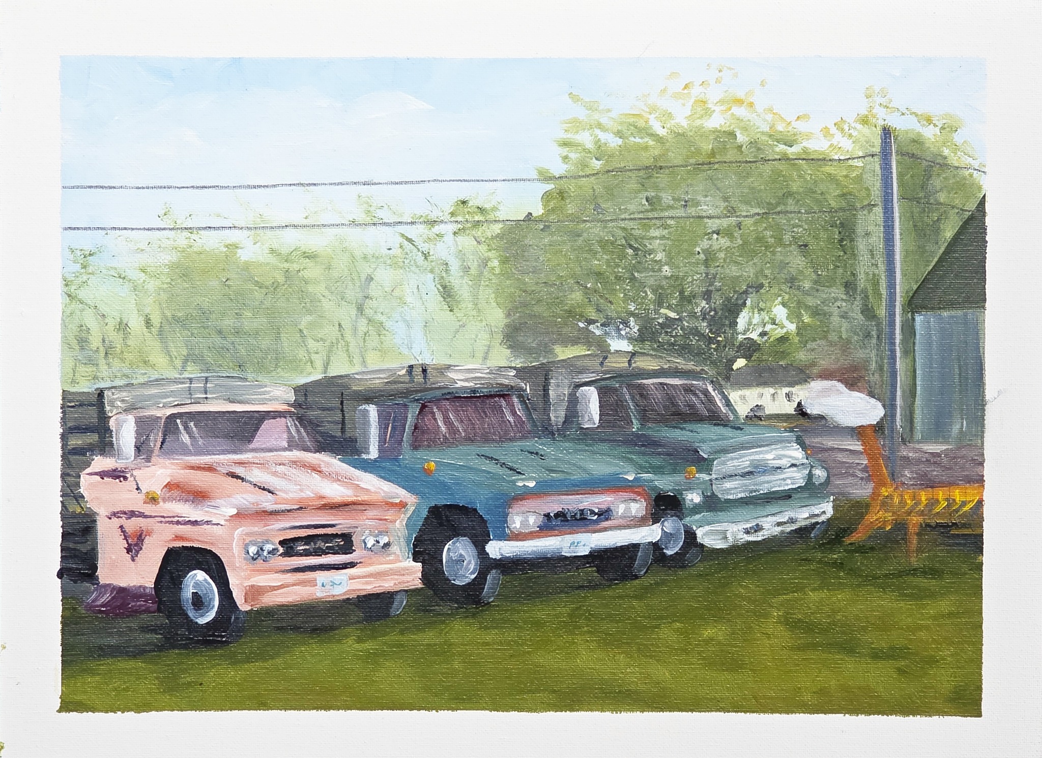 Trucks at Quonset View