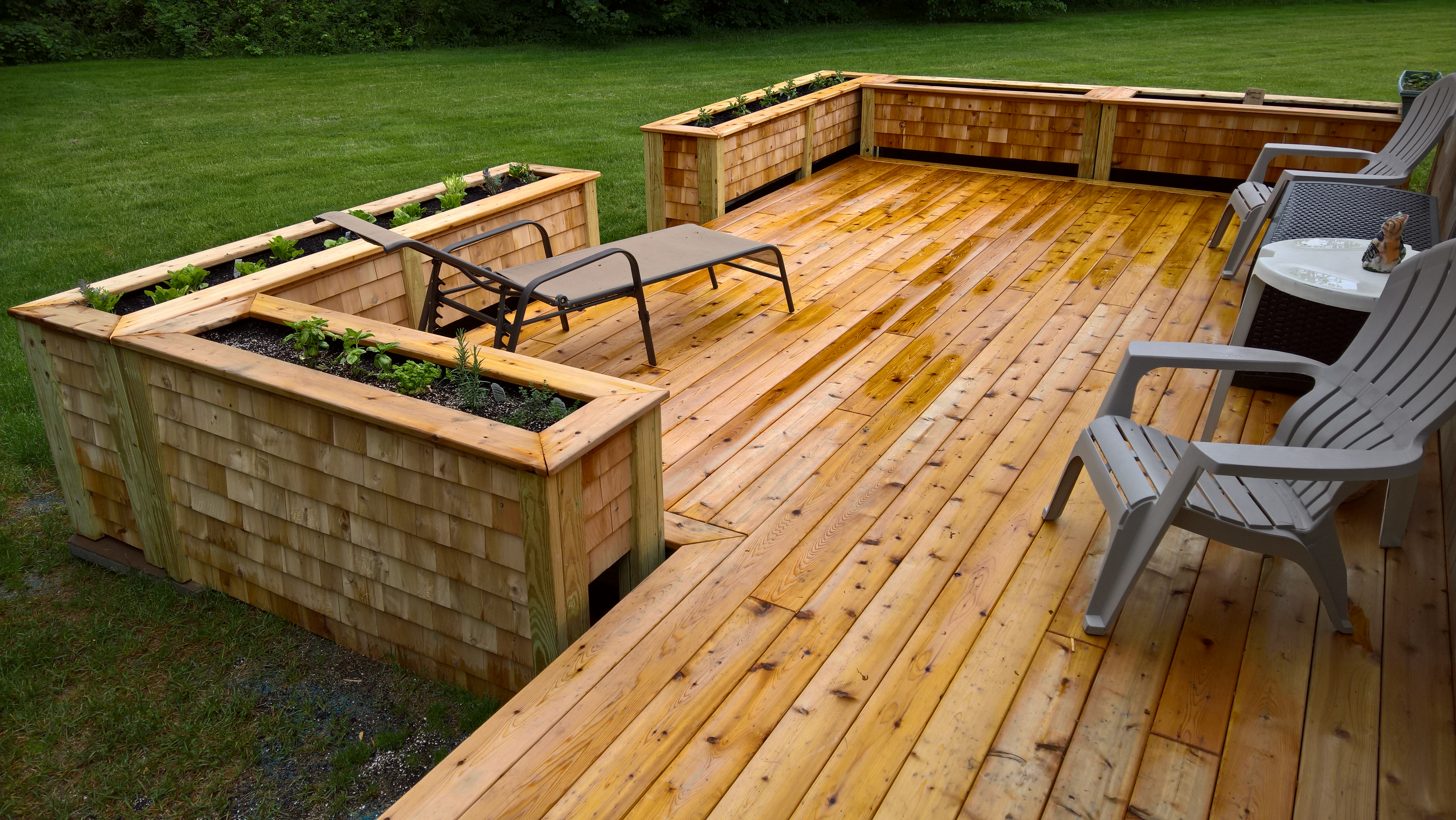 Deck Planter Boxes