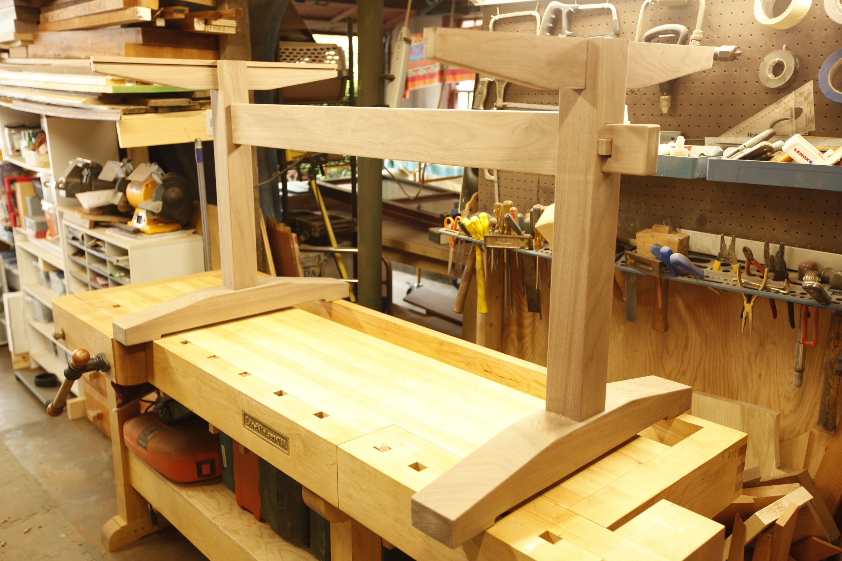 Trestle roughed on the bench